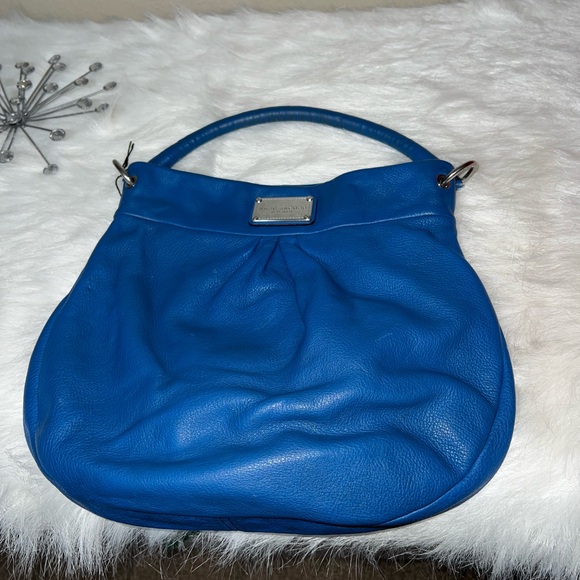 Marc Jacob’s Hobo style bag. Beautiful blue leather. Used good condition. - Picture 11 of 12